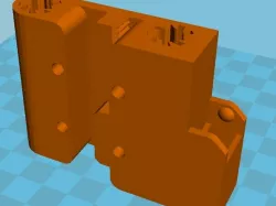 Prusa I3 X carriage with printed bearings