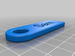 SAM - My Customized Personalized Key Chain
