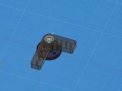 servo push rod redirector