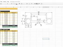Shrinkage calculation object