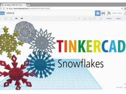 Snowflakes by Tinkercad