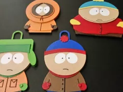 Stan, Kyle, Kenny and Cartman - South Park Characters