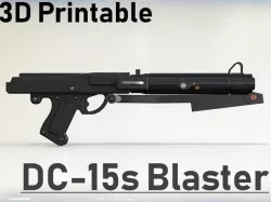 STAR WARS DC-15s Blaster Rifle (Last Version)