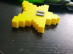 Super Mario Bros. Pixel Star Ornament