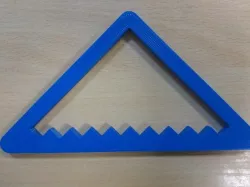 Triangle shape for Educatif puzzle