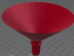 Vented funnel