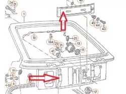 VW Corrado licence plate trim fix