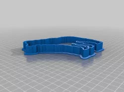 Wolf 3 Cookie Cutter