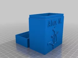 Alex's Ampharos PTCG Deck Box