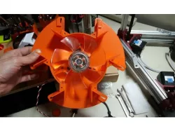 Aloha's MiltyKoss Stepper Duct (Fits Mini Kossel and similar size deltas)