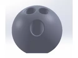 Bowling Ball Pencil Holder