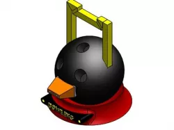 Bowling Ball Tape Dispenser