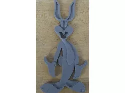 Bugs Bunny 3D-2D Art