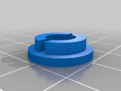 Button to stop the snowman coming off the pendulum