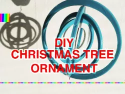 Christmas tree ornament spinner single / dual color + VIDEO