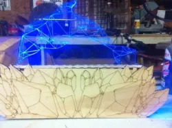 Crystal Dolphin LED Stand