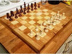 DIY Chessboard made with CNC