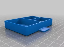 drawer box with hex pattern sides