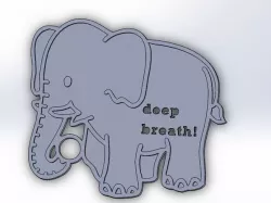 Elephant Keychain