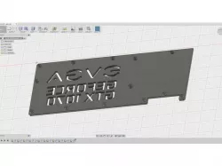 EVGA GTX 1070 FTW Custom Backplate