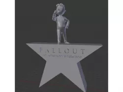 Fallout Hamilton Crossover Statue