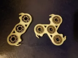 Flamed and Filleted Fidget Spinner Set (EDC) *Updated*