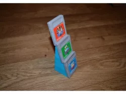 Gameboy Cartridge Display Holder - 3 Cartridges