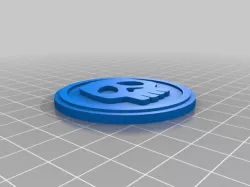 Harlock Skull Badge