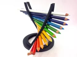 Helix Pencil Holder (Open path)
