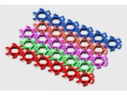 Hexagonal Chain Mail Interlocking Patterns