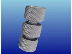 Knurled Bolt 40mm with compartment and Cap