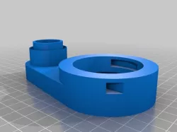 Kress 1050 mount and dust shoe for OX cnc