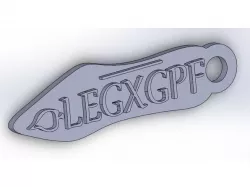 LEGIO X GEMINA PIA FIDELIS Keychain