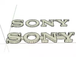 Logo SONY (Taken from original vector)