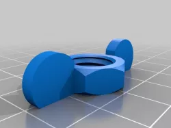 M12 x 50 wingnut and washer