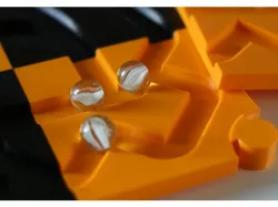 Marble puzzle tiles