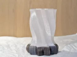 Multi color vase