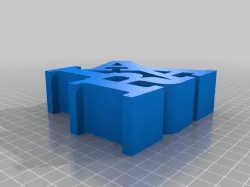 My Customized Variable WORD Sculpture