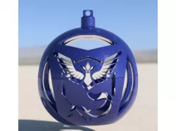 Pokemon Go Team Mystic Tree Ornament