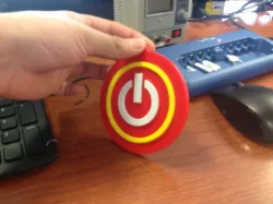 Power button ornament