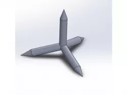 Road Spike Tetrahedral