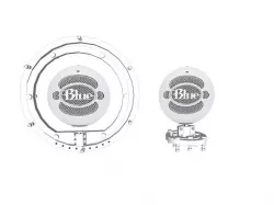 Shock mount for Blue Snowball iCE Condenser Microphone