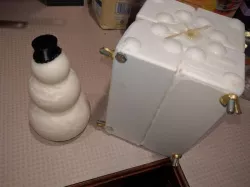 Snowman Candle Mold