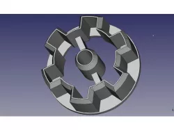 Steampunk Gear Cookie Cutter i3 small