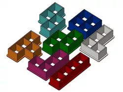 Tetris-omino Cookie Cutters