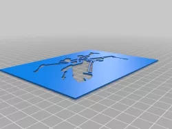 xwing plane stencil