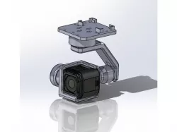 3axis GoPro session gimbal - light version with 2x1806 motors