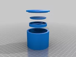3D Model - Black Sand Magnet Recycle Old Hard Drive Magnets
