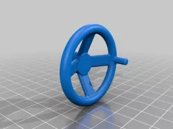 3d printer valve handle.
