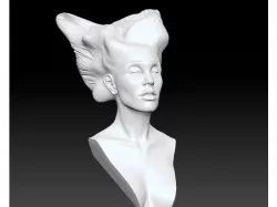 Angel. Wing-Haired Lady